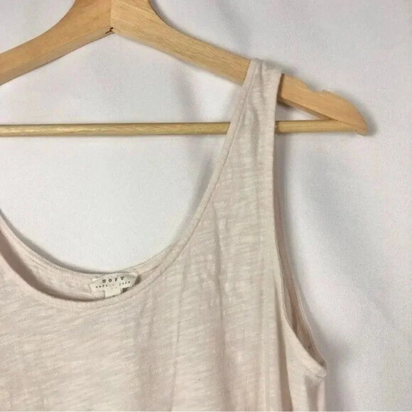 Soft Joie Light Pink Dip Dye Cotton Tank Top S - Picture 3 of 3